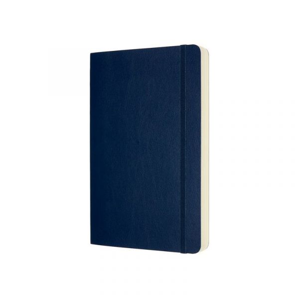 Блокнот Moleskine Classic Soft Expended 200 л без разлиновки мягкая обложка qp618expb20 синий сапфир